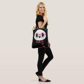 Canvas tas van het Beer Panda - Leon het Beer van  (Op model)