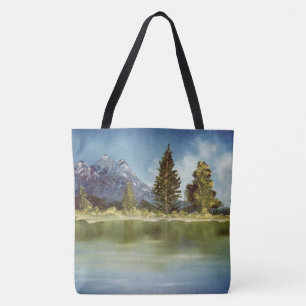 Canvas tas van het bergmeer