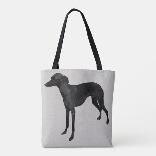 Canvas tas van het Italiaanse Greyhound Canvas (Achterkant)
