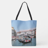 Canvas tas van het Venetië-kanaal (Achterkant)