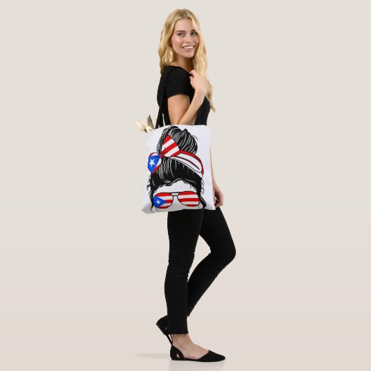 Canvas tas van mammie Puerto Rico (Op model)