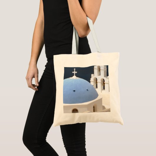 Canvas tas van Santorini (Voorkant (product))