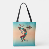 Canvas tas van Southwest Kokopelli (Achterkant)