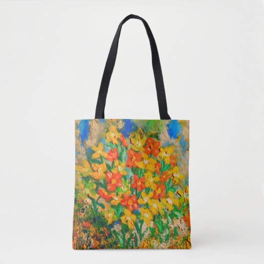 Canvas tas van Springtime-olie (Colour Pop) (Voorkant)