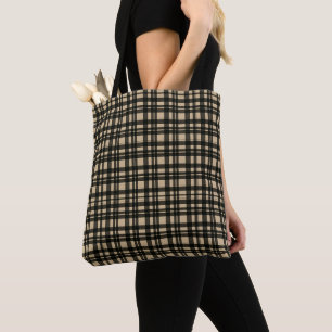 Canvas tas van tartantpatroon