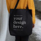 Canvas tas van uw ontwerp uploaden