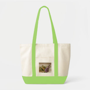 Canvas tas van vlinder