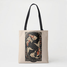Canvas tas Vissen Hemelse Zodiac Art