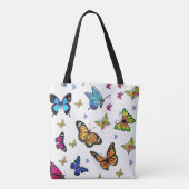 canvas tas vlinder (Achterkant)