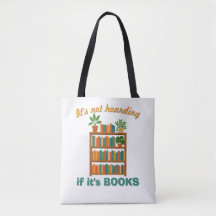 Canvas tas voor boekenliefhebbers