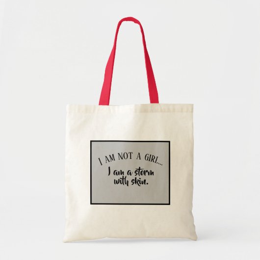 Canvas tas voor empowerment van vrouwen (Voorkant)