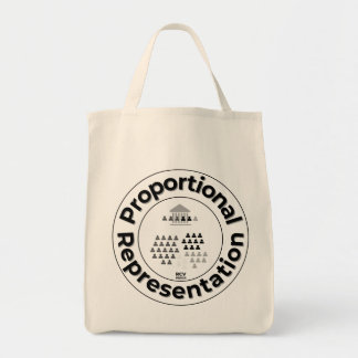 Canvas tas voor evenredige vertegenwoordiging