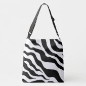 Canvas tas voor grote zebra-afdrukken (Achterkant)