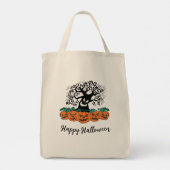 Canvas tas voor Halloween (Achterkant)