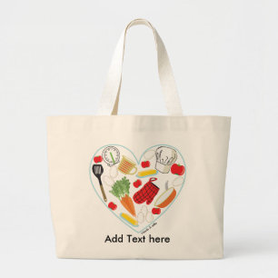 Canvas tas voor het koken van hart