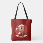Canvas tas voor kerstbaby (Achterkant)