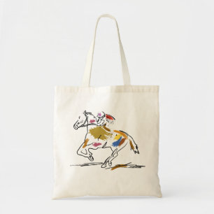Canvas tas voor paardenraces