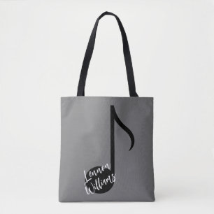 Canvas tas voor persoonlijke muzieknotitie