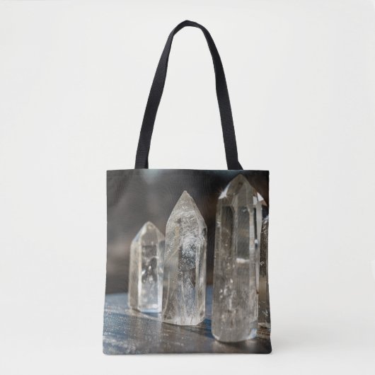 Canvas tas voor poosterpuntkristallen (Voorkant)