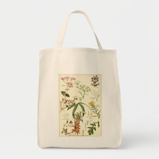 Canvas tas voor  sage illustratie boodschappen