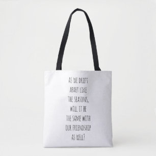 Canvas tas voor schuifschouder