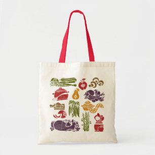 Canvas tas voor voedselfeestdagen