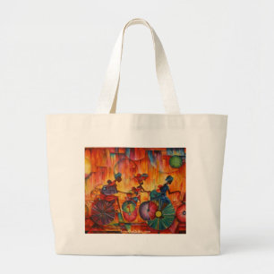 Canvas tas voor vrouwen op wielen