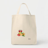 Canvas tas: Vruchten & Wijn Tote Bag (Voorkant)