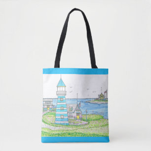 Canvas tas vuurtoren