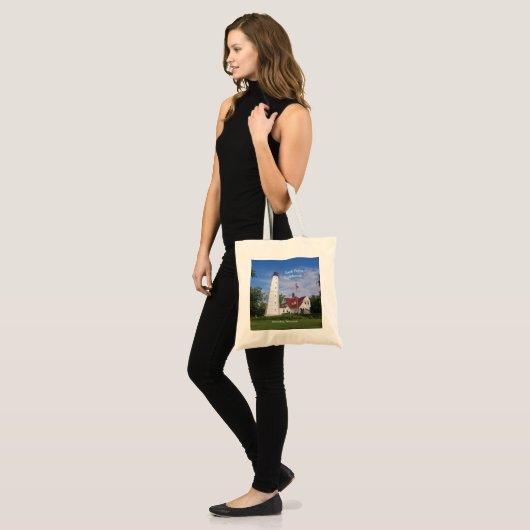 Canvas tas vuurtoren noord (Voorkant (model))
