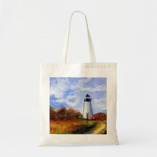 Canvas tas vuurtoren van Cape Poge