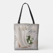 Canvas tas westerne Cowgirl Wedding Bride (Achterkant)