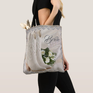 Canvas tas westerne Cowgirl Wedding Bride