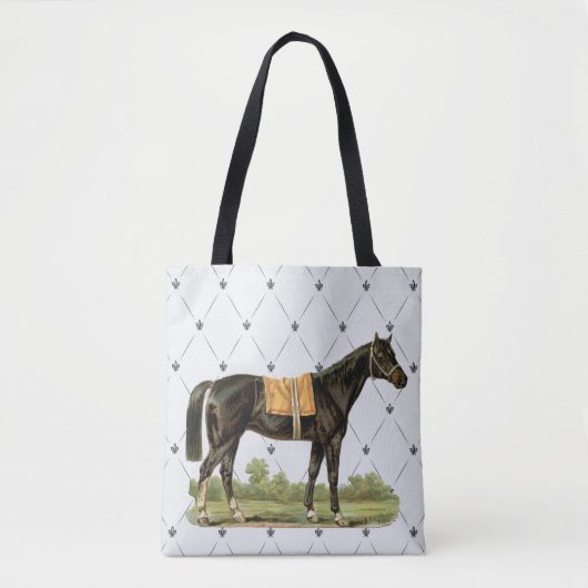 Canvas tas  zadelpaard (Voorkant)