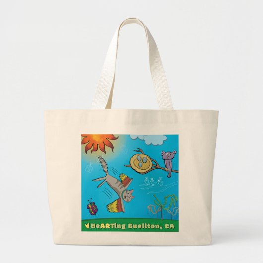Canvas tas - zo dichtbij (Voorkant)