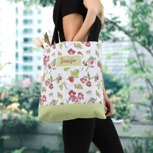 Canvas tas zomeraardbeien