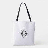 Canvas tas - Zon (Achterkant)