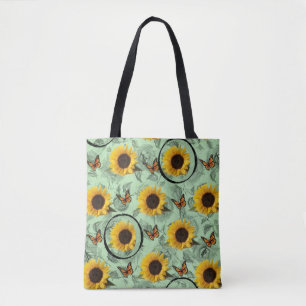 canvas tas zonnebloemen
