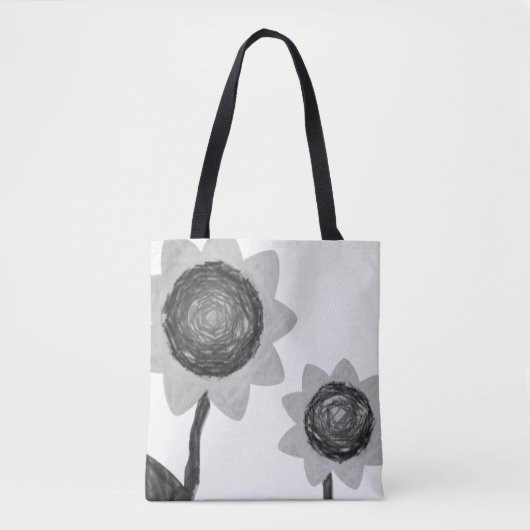 canvas tas zonnebloemen (Voorkant)
