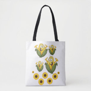 canvas tas zonnebloemen
