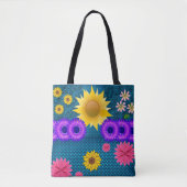canvas tas zonnebloemen (Voorkant)