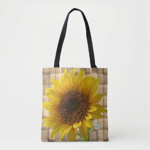 canvas tas zonnebloemen