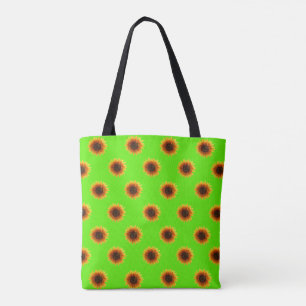 canvas tas zonnebloemen