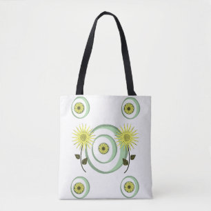 canvas tas zonnebloemen