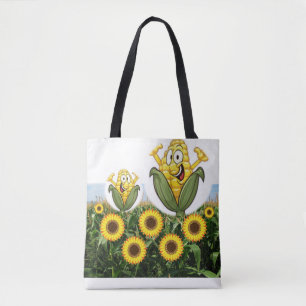 canvas tas zonnebloemen