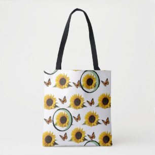 canvas tas zonnebloemen