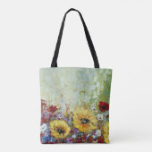 canvas tas Zonnebloemen (Achterkant)