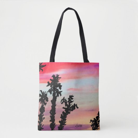 Canvas tas: Zonsondergang Draagtas (Voorkant)