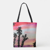 Canvas tas: Zonsondergang Draagtas (Achterkant)