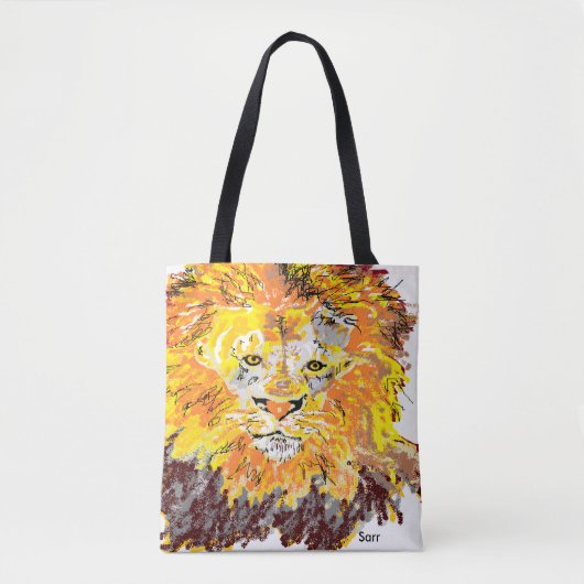 Canvas tassen/lion draagtas (Voorkant)